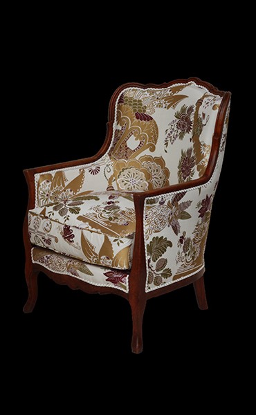 02 Bergère à coussin en plumes